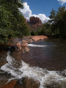 Oak Creek Rapid and Cathedral Rock